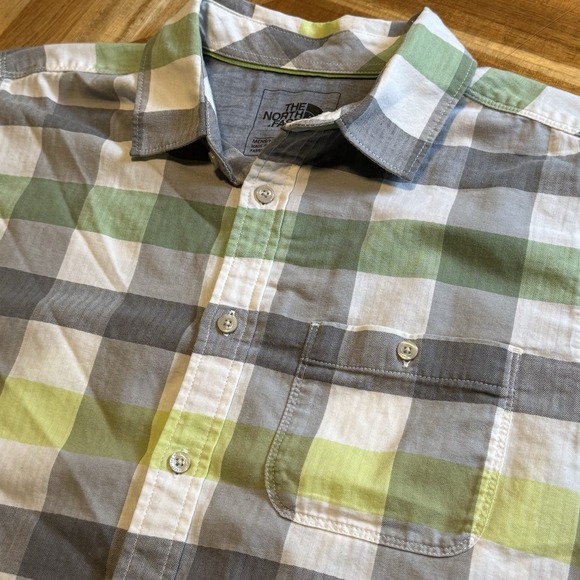 The North Face Other - The North Face Shirt Mens Medium Plaid Button Up Short Sleeve Pocket Outdoor
